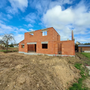 Construction d'une maison en BIO brique BGV sur la commune de Landebia 