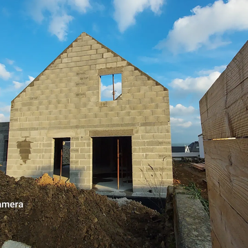 Construction  maison en agglo à plérin les rosaires