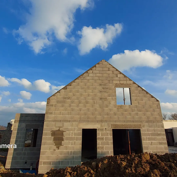 Construction  maison en agglo à plérin les rosaires